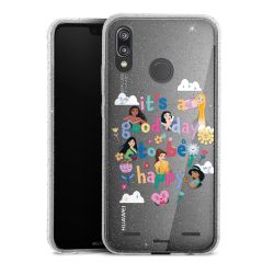 Carry Case Hülle Transparent/glitter ohne Band