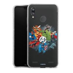 Carry Case Hülle Transparent/glitter ohne Band