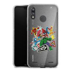 Carry Case Hülle Transparent/glitter ohne Band