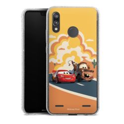 Carry Case Hülle Transparent/glitter ohne Band