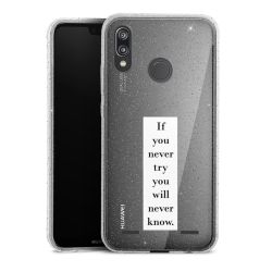 Carry Case Hülle Transparent/glitter ohne Band