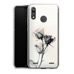 Carry Case Hülle Transparent/glitter ohne Band