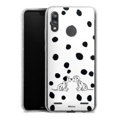 Carry Case Hülle Transparent/glitter ohne Band