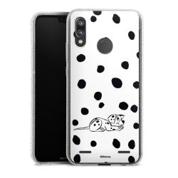 Carry Case Hülle Transparent/glitter ohne Band