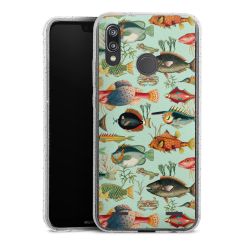 Carry Case Hülle Transparent/glitter ohne Band