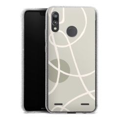 Carry Case Hülle Transparent/glitter ohne Band