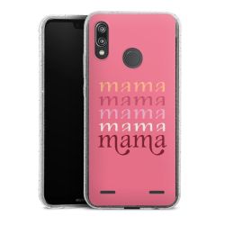 Carry Case Hülle Transparent/glitter ohne Band