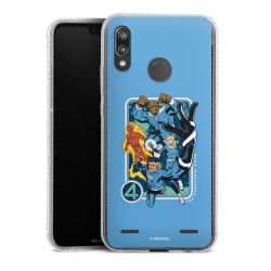 Carry Case Hülle Transparent/glitter ohne Band