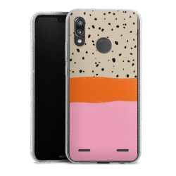 Carry Case Hülle Transparent/glitter ohne Band