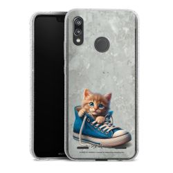 Carry Case Hülle Transparent/glitter ohne Band