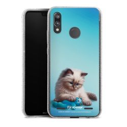 Carry Case Hülle Transparent/glitter ohne Band