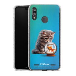 Carry Case Hülle Transparent/glitter ohne Band