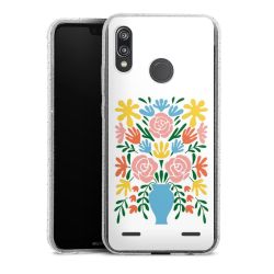 Carry Case Hülle Transparent/glitter ohne Band