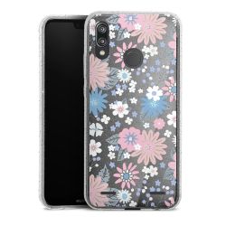 Carry Case Hülle Transparent/glitter ohne Band