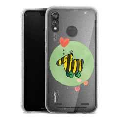 Carry Case Hülle Transparent/glitter ohne Band