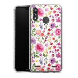 Carry Case Hülle Transparent/glitter ohne Band