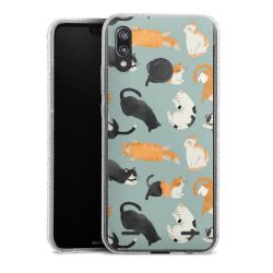 Carry Case Hülle Transparent/glitter ohne Band