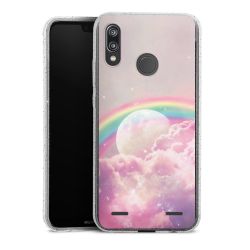 Carry Case Hülle Transparent/glitter ohne Band