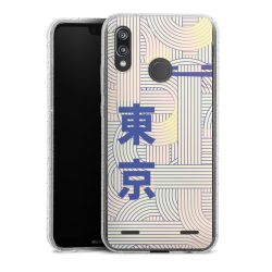 Carry Case Hülle Transparent/glitter ohne Band