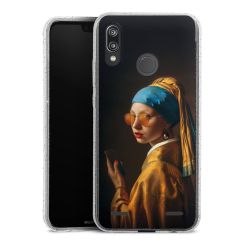 Carry Case Hülle Transparent/glitter ohne Band