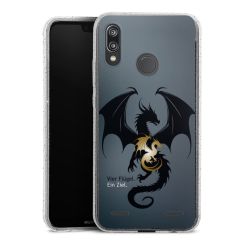 Carry Case Hülle Transparent/glitter ohne Band