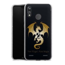 Carry Case Hülle Transparent/glitter ohne Band