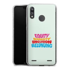 Carry Case Hülle Transparent/glitter ohne Band