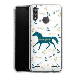 Carry Case Hülle Transparent/glitter ohne Band