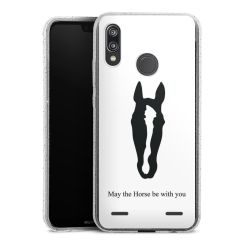 Carry Case Hülle Transparent/glitter ohne Band