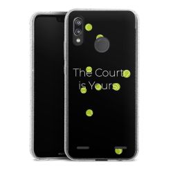 Carry Case Hülle Transparent/glitter ohne Band