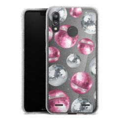 Carry Case Hülle Transparent/glitter ohne Band