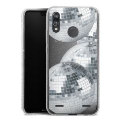 Carry Case Hülle Transparent/glitter ohne Band