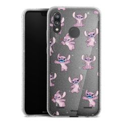 Carry Case Hülle Transparent/glitter ohne Band