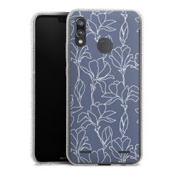 Carry Case Hülle Transparent/glitter ohne Band