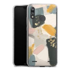 Carry Case Hülle Transparent/glitter ohne Band