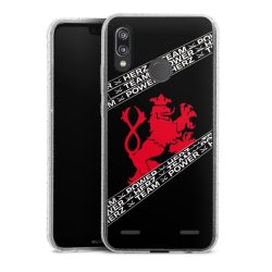 Carry Case Hülle Transparent/glitter ohne Band