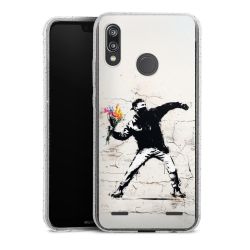 Carry Case Hülle Transparent/glitter ohne Band