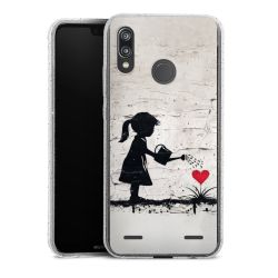 Carry Case Hülle Transparent/glitter ohne Band