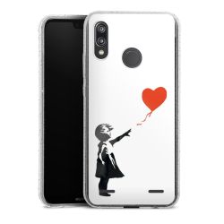 Carry Case Hülle Transparent/glitter ohne Band