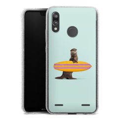 Carry Case Hülle Transparent/glitter ohne Band