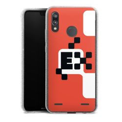 Carry Case Hülle Transparent/glitter ohne Band