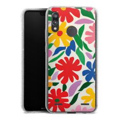 Carry Case Hülle Transparent/glitter ohne Band