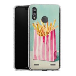 Carry Case Hülle Transparent/glitter ohne Band