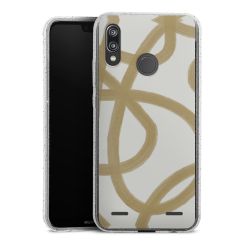 Carry Case Hülle Transparent/glitter ohne Band