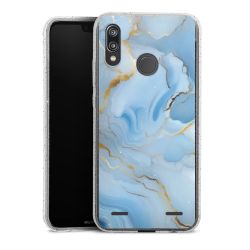 Carry Case Hülle Transparent/glitter ohne Band