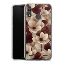 Carry Case Hülle Transparent/glitter ohne Band