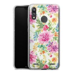 Carry Case Hülle Transparent/glitter ohne Band