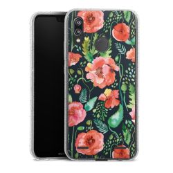 Carry Case Hülle Transparent/glitter ohne Band