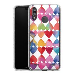 Carry Case Hülle Transparent/glitter ohne Band