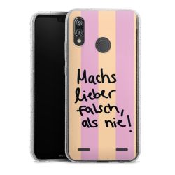 Carry Case Hülle Transparent/glitter ohne Band